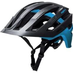 KALI PROTECTIVES Kali Interceptor Bike Helmet (Dual Matte Black/Blue - M/L)